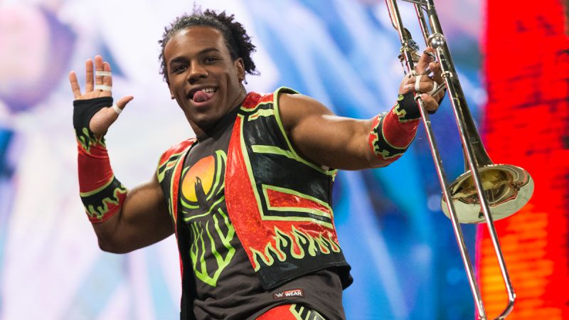 Xavier Woods Displays Welts from WWE RAW Street Fight