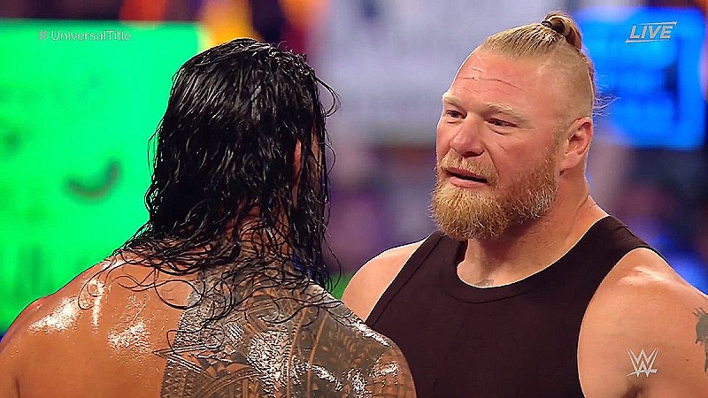 Brock Lesnar Returns At SummerSlam - Confronts Roman Reigns
