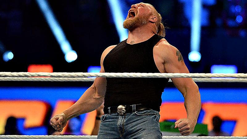Brock Lesnar Went Off-Script At Elimination Chamber