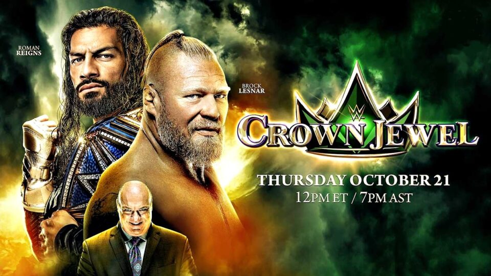 WWE Crown Jewel Stage Construction Video, Kickoff Pre-Show Match Revealed