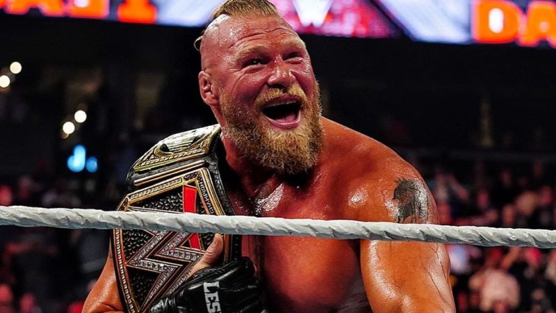 Brock Lesnar Wins WWE Championship