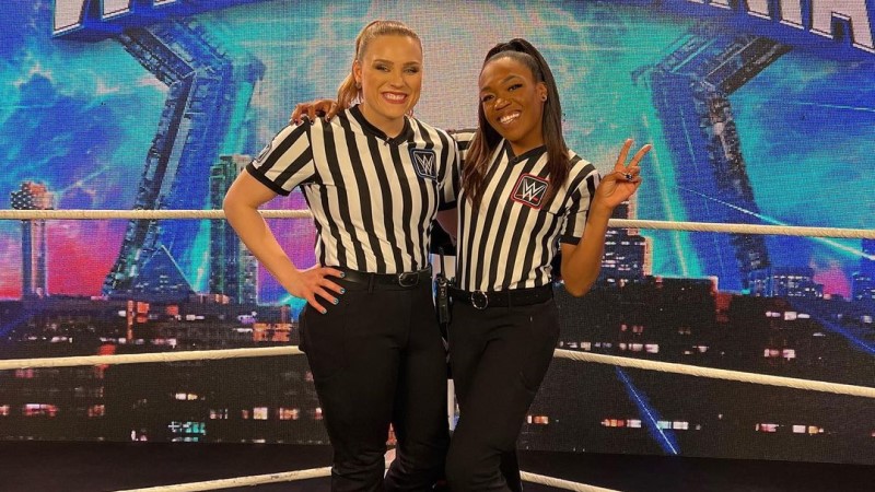 WWE Female Refs Made History At WrestleMania 38 Wrestling Attitude
