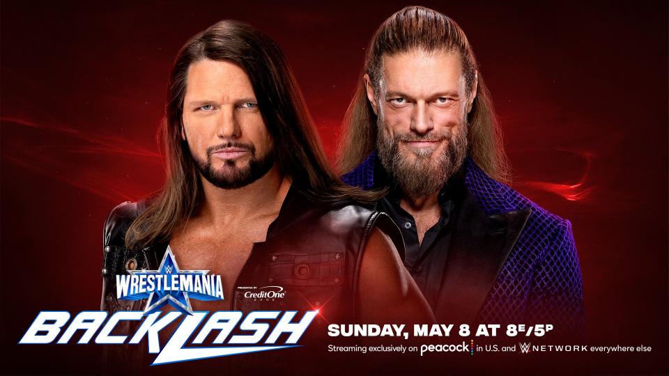 AJ Styles Vs Edge Set For WrestleMania Backlash