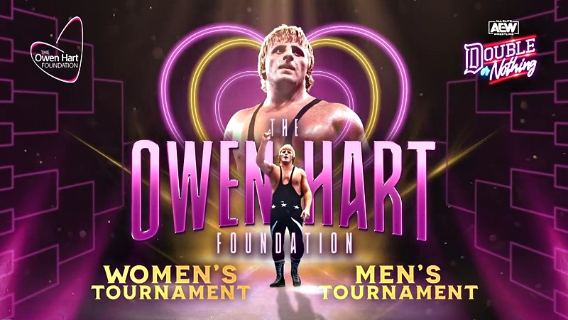 Owen Hart Family Backstage At AEW Dynamite (Photo)