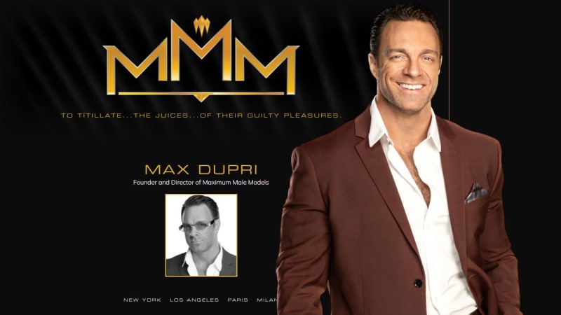 Max Dupri Quits Maximum Male Models