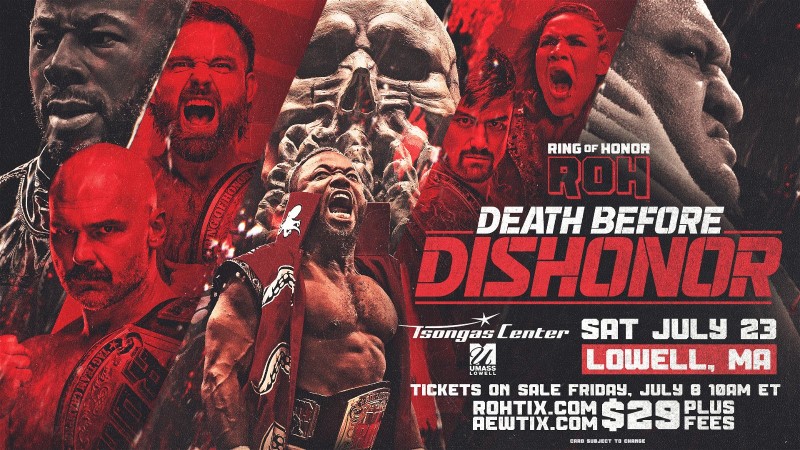 Jay Lethal Vs Samoa Joe Announced For ROH Death Before Dishonor