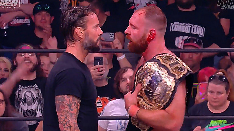 CM Punk Returns AEW Dynamite, Comes Face To Face With Jon Moxley