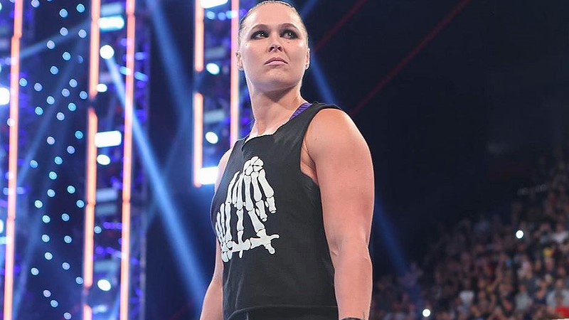 Ronda Rousey Makes Surprise Appearance at Lucha VaVOOM Event