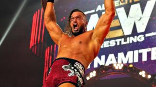 Wardlow Backstage at AEW Double or Nothing