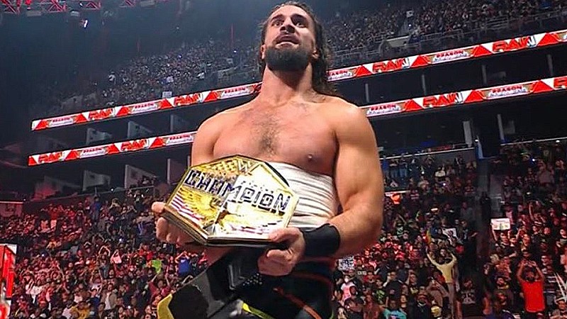 The US Champion and WWE World Heavyweight Champion Seth Rollins