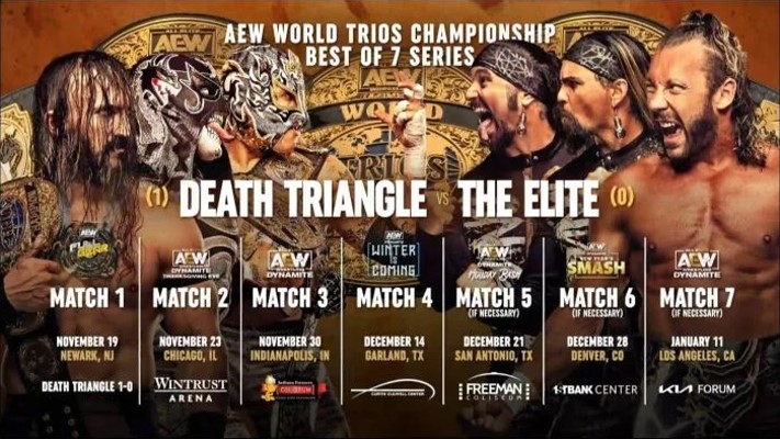 AEW Announces Death Triangle Vs The Elite Best-Of-Seven Series