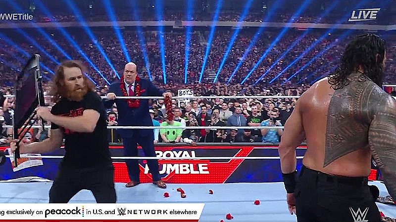 Big Sami Zayn / Bloodline Segment Closes WWE Royal Rumble
