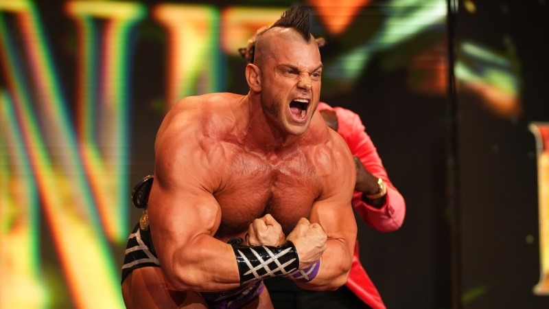 Brian Cage Working Through A Torn Lat