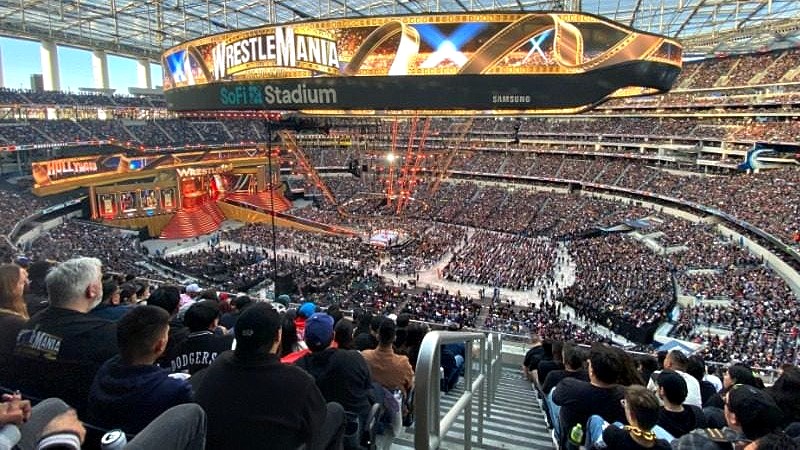 Fans "Trapped" Inside Sofi Stadium After WrestleMania 39