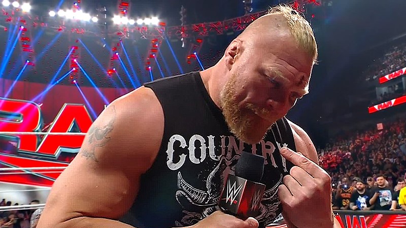 Brock Lesnar Sneak Attacks Cody Rhodes To Open RAW