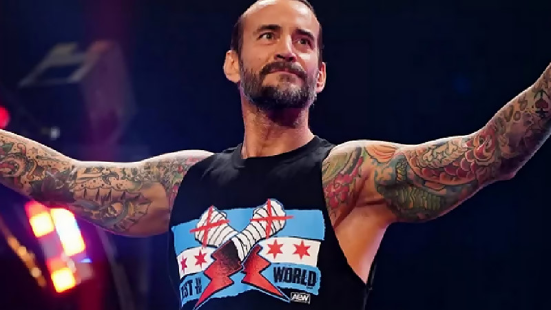CM Punk Leads Backstage Meeting at AEW Collision