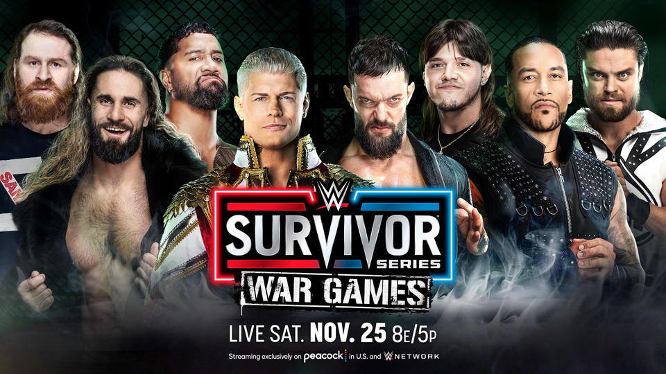 Poster for WWE Survivor Series 2023 - Wrestling Attitude