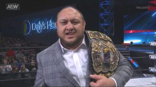 Samoa Joe Leaves Full Gear as New AEW World Champion