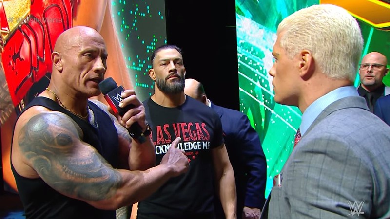 The Rock Fires Back To False Information Following WWE WrestleMania Press Conference