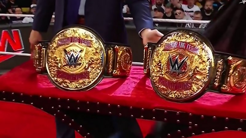 Awesome Truth Presented wit New World Tag Team Titles