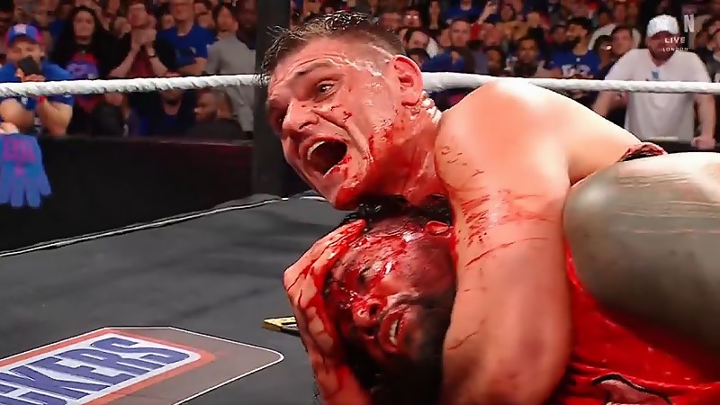 Gunther Bloodies Jimmy Uso, Forces Jey Uso to Watch