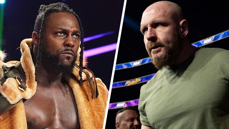 Swerve Strickland Confronts Jon Moxley With WWE Reference