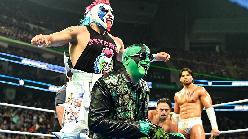 Psycho Clown and Mr. Iguana Make WWE Debut