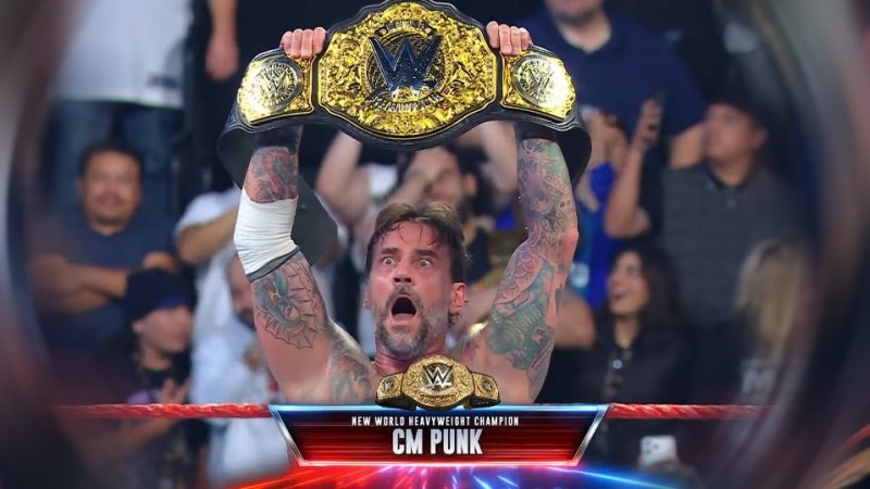 CM Punk Wins WWE World Heavyweight Title at Saturday Night’s Main Event