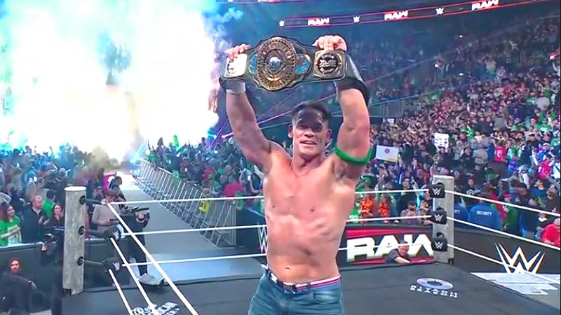 John Cena Wins the Intercontinental Championship on WWE RAW