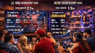 1/19 WWE RAW Returns to Netflix Global Top Ten