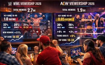 1/19 WWE RAW Returns to Netflix Global Top Ten