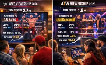 Viewership Numbers for 12/25 AEW Collision and 12/26 WWE SmackDown