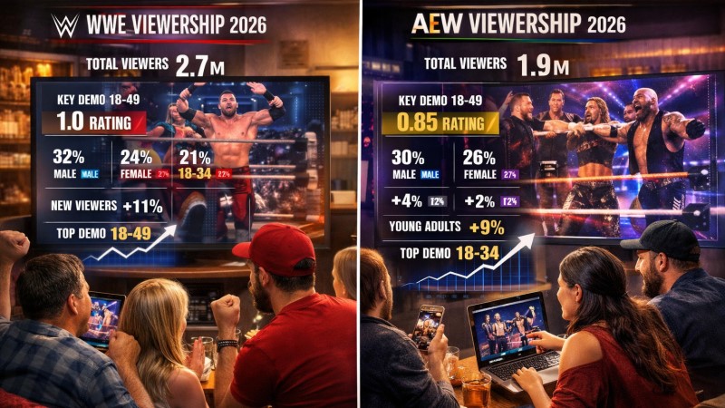 Viewership Numbers for 12/25 AEW Collision and 12/26 WWE SmackDown