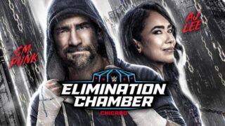 CM Punk And AJ Lee Featured On WWE Elimination Chamber Poster