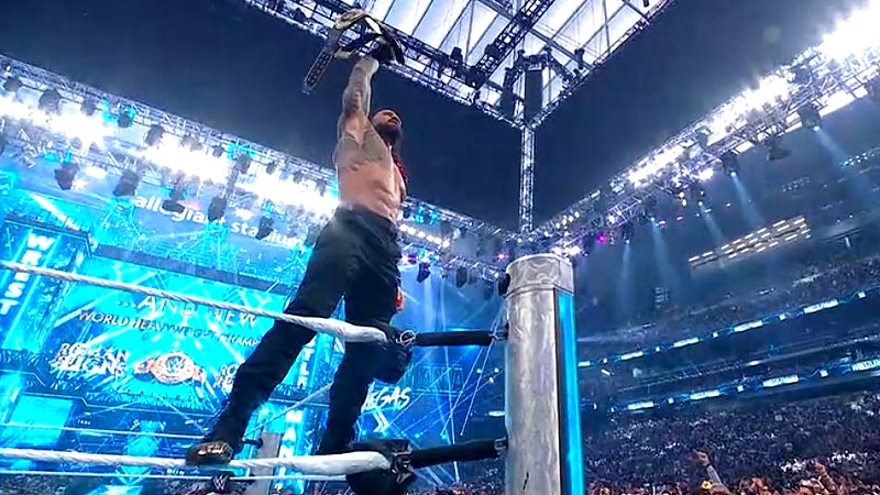 Roman Reigns Wins World Heavyweight Title at WrestleMania 42