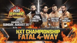 NXT Heatwave Main Event Changed to Fatal 4-Way After Zilla Fatu Signs Contract