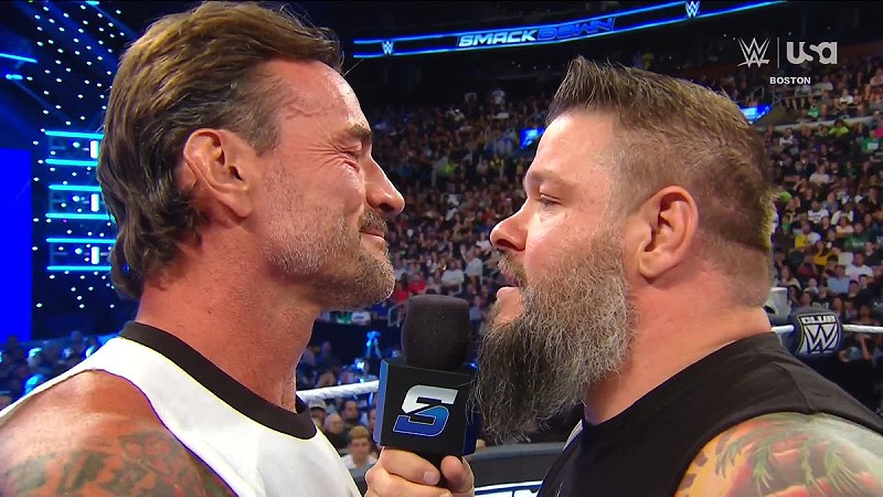 Kevin Owens and CM Punk Trade Another Heated Exchange on 8/14 WWE SmackDown