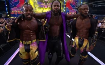 Swerve Strickland & The New Level Capture AEW World Trios Championship At All In London