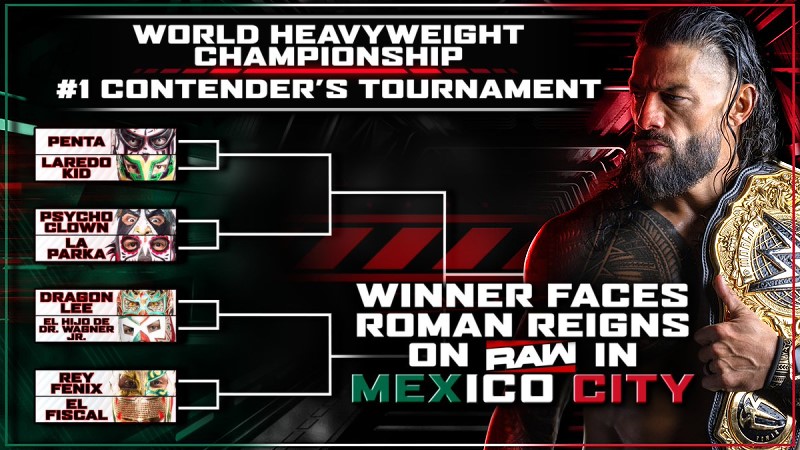 WWE and AAA Reveal Official Bracket for No. 1 Contender’s Tournament to Face Roman Reigns