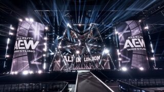 AEW Unveils Spectacular Drone Footage Of Massive All In 2026 Stage At Wembley Stadium