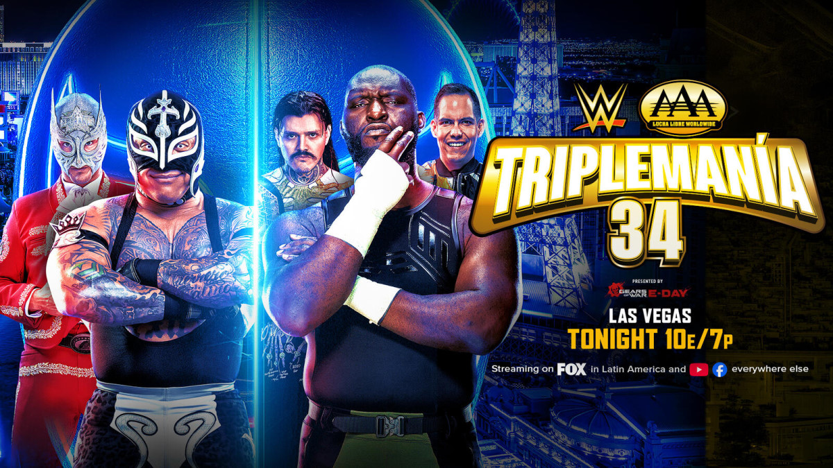 Photo: wrestlingattitude.com Omos Defeats Rey Mysterio, Reinstated in AAA at Triplemania 34