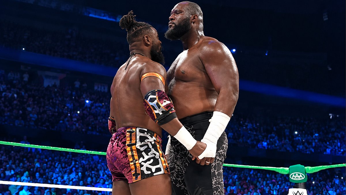 Oba Femi And Omos Stand Off To Close WWE Worlds Collide 2026