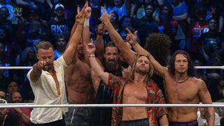 The Dogs Align With Bang Bang Gang Following Chaotic AEW Dynamite Post-Match Brawl